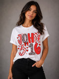 Women’s Floral Graphic T Shirt