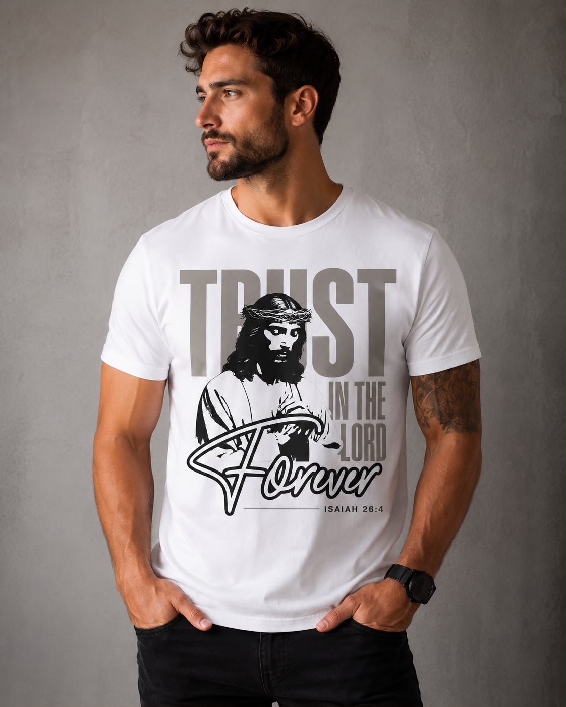Men’s Trust in the Lord Christian T Shirt