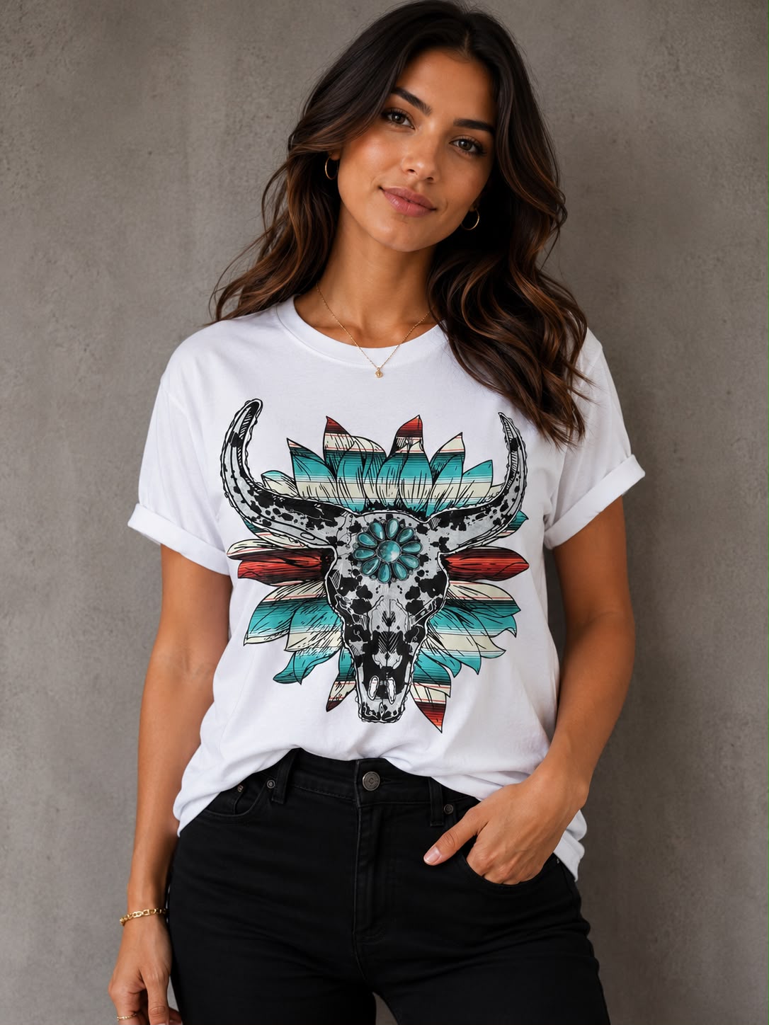 Women’s Western Graphic T Shirt