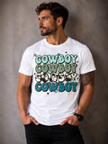 Men’s Cowboy Western Graphic T Shirt